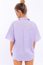 Load image into Gallery viewer, The Lavender Cotton Shirt
